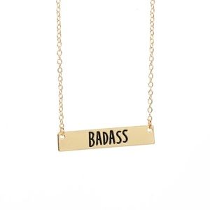 Gold Badass Necklace